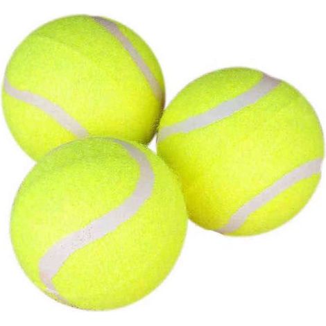 Pelotas tenis pelotas duraderas no tóxicas pequeños medianos, Suaves, ligeras seguras. 5 cm diámetro, masticar divertirse aire libre. 3 unidades (1/4)