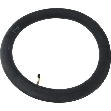 Chambre à air en caoutchouc butyle pour vélo électrique avec valve métallique coudée - Accessoires pour vélos électriques (18 x 2,50) (1/5)