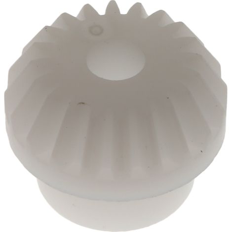 Engrenage conique RS PRO en POM 20 dents , pas de 0.5mm, angle de 20°, alésage 3mm ( Prix pour 1 ) (1/2)