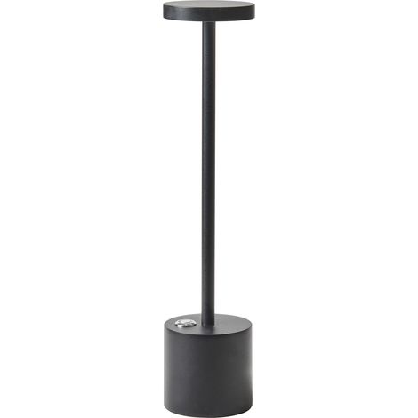 Wireless LED Table Lamp LIZANDRO with Dimmer Metal Black (1/5)