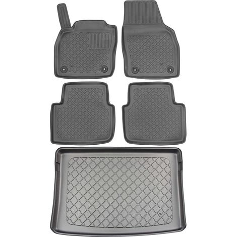 ARISTAR 193981G Baule + Tappetini ARISTAR 603298 - Skoda Kamiq SUV dal 09.2019, vano piedi AV2 anteriore - INSTALLATI