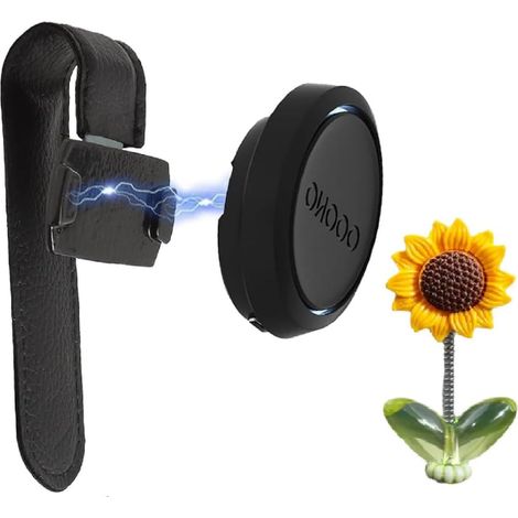 HENGBIRD Magnethalterung für OOONO CO-Driver NO2, spurloser Sonnenblendenclip fürs Auto, schnelle und diskrete Montage, GPS-Radar-Zubehör kompatibel mit Ooono 2 (1/5)
