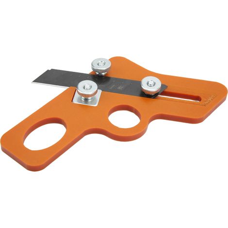 6 mm couteau de garniture bois lame acier allié raboteur d'angle racloir bande PVC un usage (1/5)