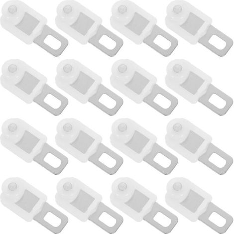 roulettes pour Rideau Coulissant en Lot de 50 Rouleaux Silencieux pour Rail De Rideau Accessoires Robustes pour Maison