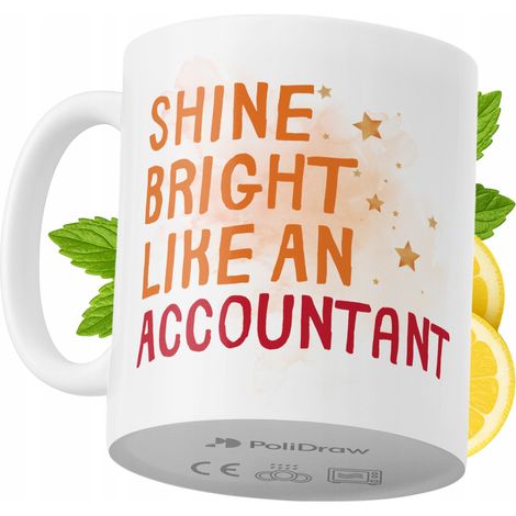 Lustige Kaffeetasse mit witzigem Textdesign für Buchhalter – ideal für Geburtstage, Namenstage und Feiertage. Hochwertige Tasse für besondere Anlässe im Büro oder Homeoffice. Farbe: Weiß, 330 ml. (1/5)