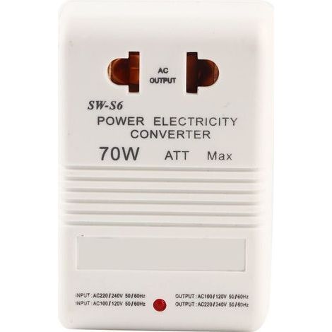 70W 110V / 120V to 220V / 240V Voltage Converter, Step-up/Inverter Adapter (CN Standard Plug) (1/4)