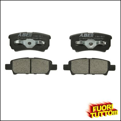 Pastiglie pasticche pattini freni posteriori jeep compass (mk49) art1839 (1/4)