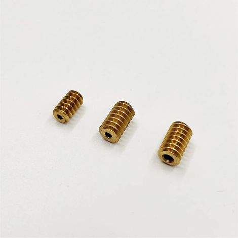 1 engrenage à vis sans fin en cuivre une seule tête, module 0,5 (1/4)