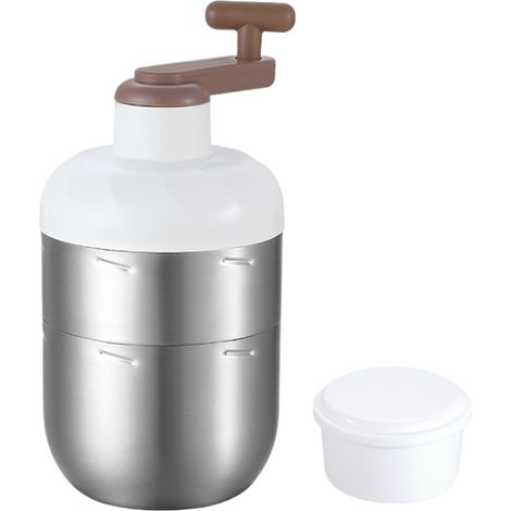 Râpe à Glace Machine à Granité Manuelle, Broyeur de Glaçons, Concasseur Râpe-glace Pour Faire des Snow Cones et de la Glace pour Pique-niques en Extérieur, Fêtes, Maison, Extérieur (1/5)