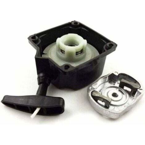 Halbautomatischer Starter/Rückstoßstarter + Antriebsglocke für Freischneider, Erdbohrer oder 5-in-1-Multifunktionsmaschine (Multifunktion),