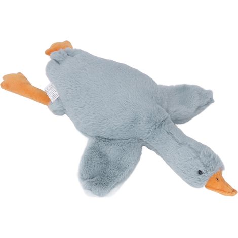 Plüschgans, niedliches und weiches Spielzeug für Kinder und Erwachsene, dekoratives Kissen für Sofa und Schlafzimmer, grau. (1/5)