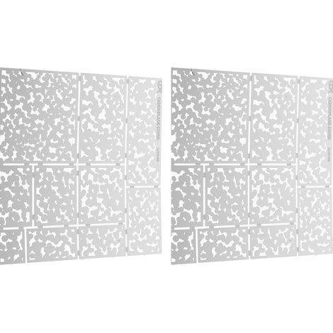 Pochoirs de Peinture Camouflage Réutilisables en Acier Inoxydable Argenté, Lot de 2 Pièces pour Application Précise, pour Peinture Aérosol DIY (1/5)
