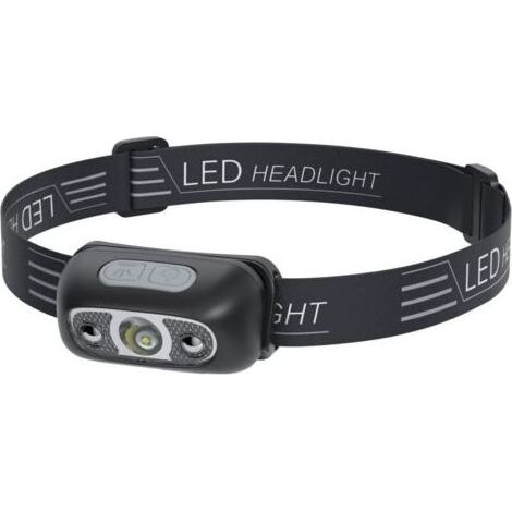 Wiederaufladbare USB-Stirnlampe mit LED-Sensor, leicht, IPX4, 120 lm (1/4)