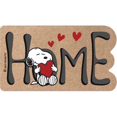 KOKARDA SNOOPY HOME HEART 40X70 EXTERIEUR/INTERIEUR/ LAR. X LONG. EUROFLOCK DIVISION EUPNTSK0222338822338)