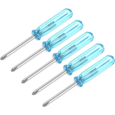 Mini Cruciforme Tournevis, 2.0mm Croix Tête 45mm Longueur pour Petit Appareils électroménagers Réparation, 5 Pcs (1/4)
