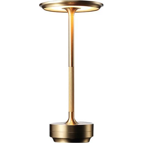 Lampe de table dimmable étanche IP66 – Rechargeable USB – Aluminium résistant aux rayures – Éclairage 360° pour bureau et chambre (1/5)