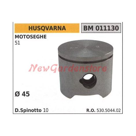 Pistone motosega 51 Ø44mm HUSQVARNA 011130