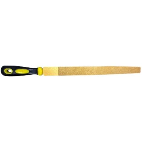 Lime diamantée plate soudée pour outils manuels de meulage en métal dur (8") (1/5)