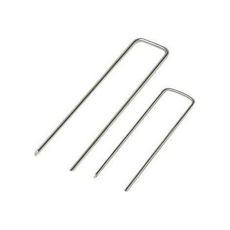 PICCHETTO FERRO 2 PUNTE 4X40X180 X TELI P ACCIAIO . Prezzo per 1 pezzo.