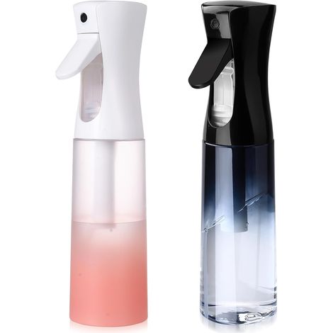 2 Pcs Vaporisateur Cheveux, 300 ml Flacon Vaporisateur Fine Brume, Spray Cheveux Vide, Flacon Spray Vide, Brumisateur Eau pour Salon de Coiffure, Nettoyage des Plantes de Jardin (1/5)