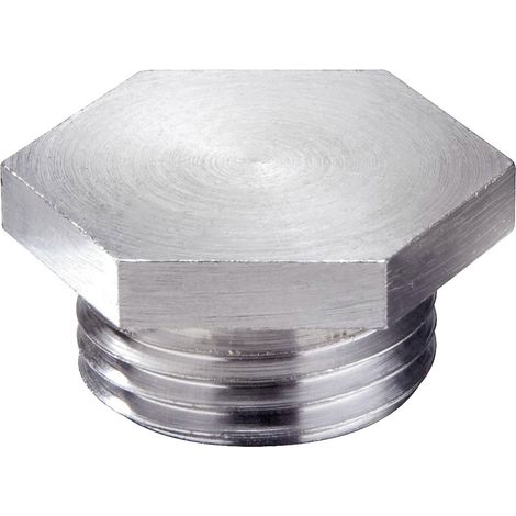 Wiska 10016783 VSM 18 Cr Verschlussschraube schlagfest   M18  Metall Natur 1 St. (1/2)