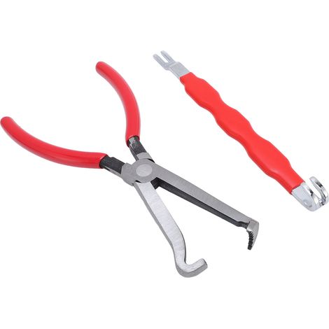 Outil de retrait de connecteurs de fils (2 pièces) : pince de déconnexion et de séparation des bornes électriques pour la réparation des bouchons de conduite de carburant automobile (1/5)
