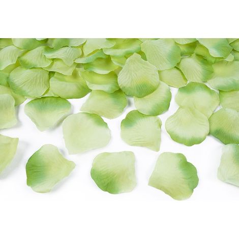 Pétalos de rosa, 100 unidades, verdes