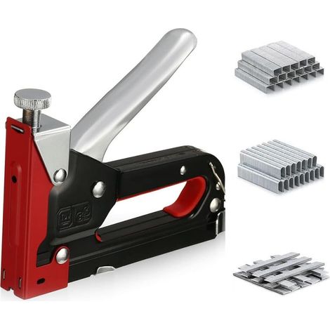 Basic-Heftgerät, robuste Nägel, robuste Heftklammer, Beton, robuster Hefter, Handnagler, Nagelgerät, Multifunktions-Heftgerät, robustes Heftgerät