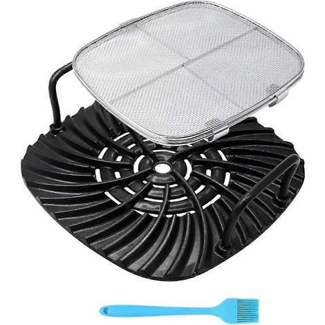 Grillrost und Spritzschutz aus Edelstahl für Foodi 5-in-1-Grill (Ersatzteile AG301, AG400, AG300, IG350Q) (1/5)