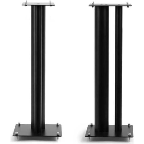 Norstone Stylum 3 - Par de Soportes para Altavoces de Suelo 80 cm Negro Satinado