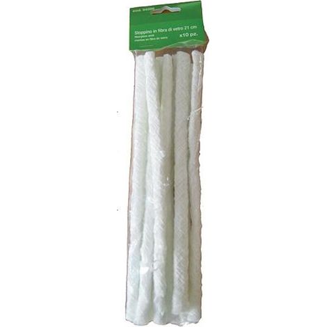 Docht Wick21, L-21 cm, für Fackel, rund, Packung 10 Stk.