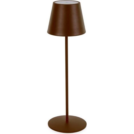 lampada da tavolo led etna marrone h38 cm Bizzotto (1/8)