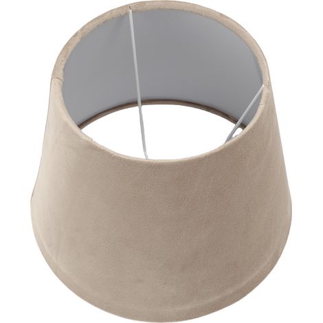 Abat-jour moderne en velours, culot E27/E14, universel, pour lampe de table, chambre ou salon, type 1 (1/5)