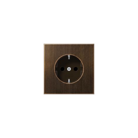 Jung Enchufe SCHUKO®, 16 A 250 V , Serie LS, latón antiguo ME 1520 AT