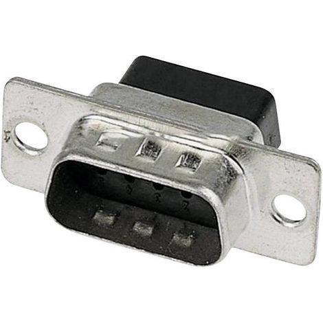 Embase SUB-D mâle 9 pôles HARTING 09670095601 180 ° à sertir 1 pc(s) D03765 (1/5)