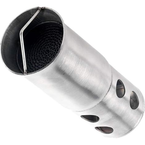 Chicane Échappement Moto 51mm/60mm, Système d'échappement universel pour moto, silencieux d'échappement DB Killer (51 mm - Deux rangées de grands trous) (1/5)