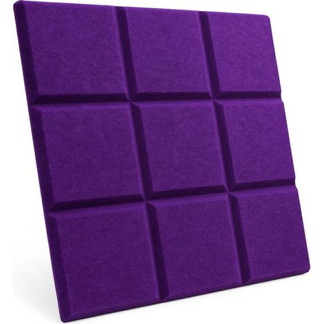 Panneaux Muraux Feutre - Carres 3D Autocollants - Panneaux Acoustiques Doux Pour Appui-Tete - 12 Pièces