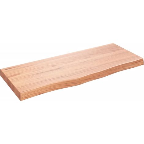 Maison Exclusive - Piano Tavolo Marrone 100x40x(2-6) cm Massello Rovere Trattato (1/5)