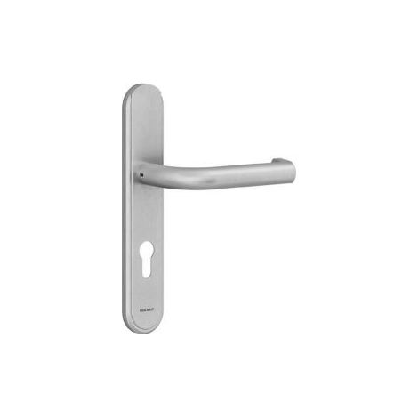 Set Vercy AH200 Maniglia a leva 472U su piastra Chiave i Maniglia a destra BEZAULT interasse 195 C7 acciaio inox spazzolato - 204791