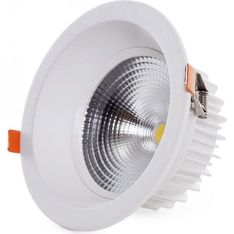 Foco Downlight Circular LED  15W 2100Lm 4200ºK Anti-Deslumbrante UGR19 40.000H  [HO-DL-AD-COB-15W-W] (1/5)