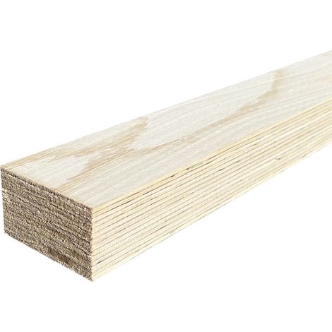 Lot de 6 Tasseaux LVL Contrecollé SAPIN, L.2,40 m x l.6,8 cm x Ep.42 mm (1/5)