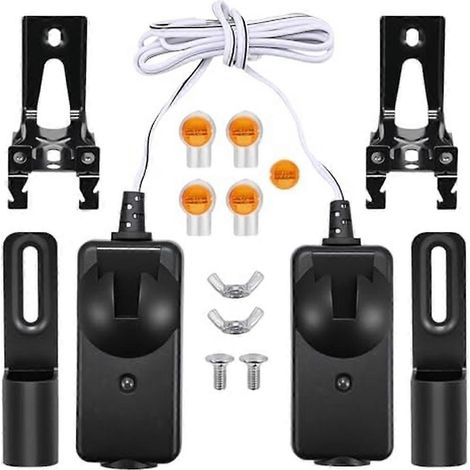 Kit de capteur de sécurité 41A5034 pour ouvre-portes de garage LiftMaster Chamberlain fabriqués après 1997, supports pare-soleil. (1/3)