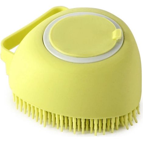 Gants de massage pour le bain des chiots, grands chiens et chats, brosse douce en silicone, accessoires de bain et de massage pour animaux de compagnie (chien/chat). Produit mascotte. (1/5)