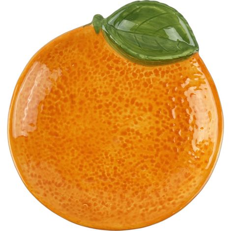 Signes Grimalt Plato Cocina  Plato Naranja L Mugs Y Vasos Naranja 16x17x3cm 35095