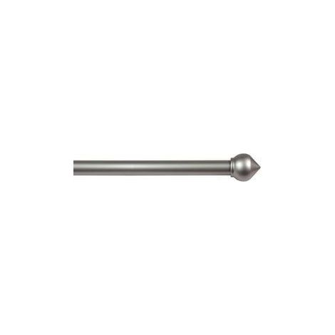 6 x BASTONE METALLO D 20/19 120/210CM BULBO NICHEL