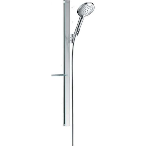 Hansgrohe Raindance Select S Set doccia 120 3jet con asta doccia 90 cm e portasapone, 27648000 (1/10)
