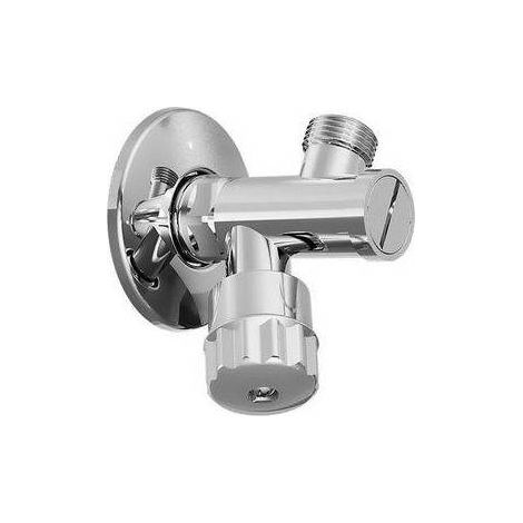 ROBINET DE LAVABO À VIS AVEC FILTRE SANS ÉCROU Dimensions : 1/2 x 3/8 chrome