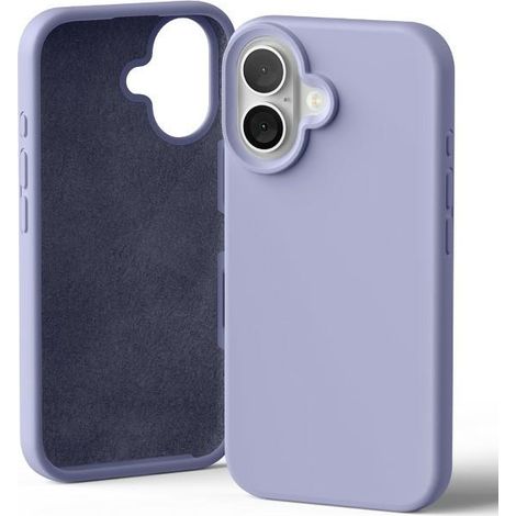 iPhone 16 6.1 in silicone Mercury, colore lavanda/lavanda