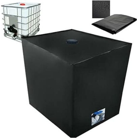BUNTHAUS Bâche de réservoir d'eau, Bache pour Cuve 1000 L IBC, Anti-poussière Anti-UV Anti-Pluie (116 x 100 x 120 cm) (1/5)