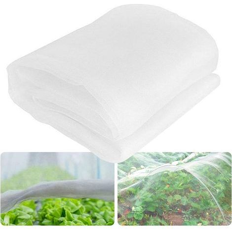 3×5 Filet de protection anti-insectes en maille fine,Insectes Protection Maille,Filets pour jardin,filet anti-insectes pour plantes,filet anti-insectes pour légumes,Filet de jardin moustiquaire Meter (1/5)